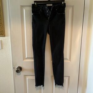 Madewell black skinny jeans